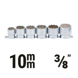 Muciņu komplekti 10 mm (3/8