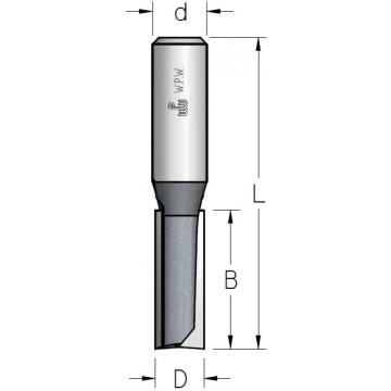 Gropjfrēze 10.0x 19x 51 d-8mm