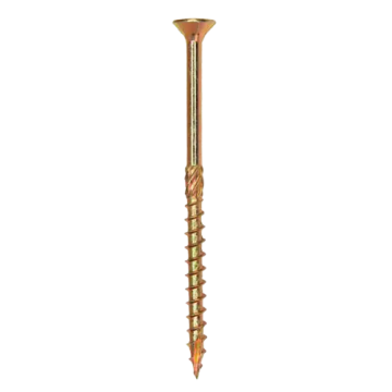 Koka konstrukciju skrūve ar konusa galvu, 6 mm x 140 mm, 100gb