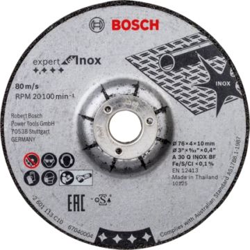 Slīpēšanas disks Bosch 2608601705; 76x4 mm; 2 gab.