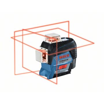 GLL 3-80 C, LB 1X2.0, GAL 1230, BM1, LR7 lāzers sarkans  BOSCH