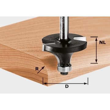 Noapaļošanas frēze HW S12 D63/32/R25