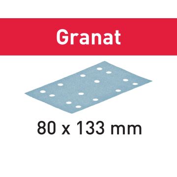 Smilšapapīra loksnes Granat STF 80x133 P60 GR/50