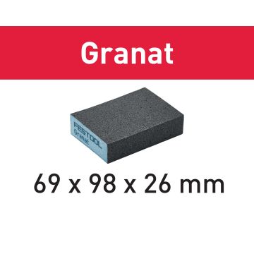 Slīpēšanas bloks Granat 69x98x26 36 GR/6