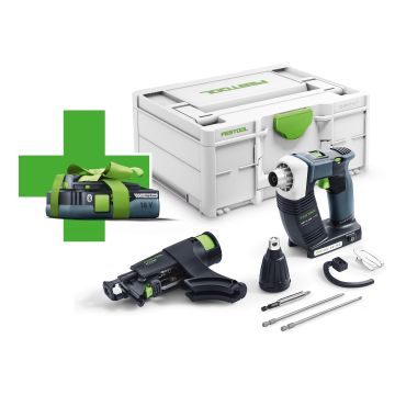 DWC 18-4500-Basic-4,0 Akumulatora rīģipša skrūvgriezis DURADRIVE Festool 4ah 1gb