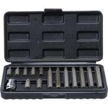 Skrūvgriežu uzgaļu komplekts ar Torx | 3/8" Stiprinājums | 15 gab.