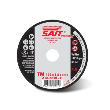 01616 230x2.5x22.23 Griešanas disks  ALU SAIT-TM