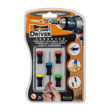 MAGNET DRIVER Blister 5+0 Magnēta komplekts