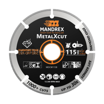 MDCW125B 125mm Dimanta disks metāla griešanai