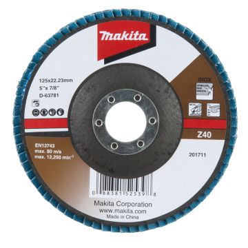 D-63781 Lapiņdisks 125mm Z40