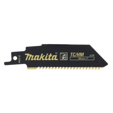 Zobenzāģa asmeņi TC/HM 100x1,25mm (8tpi) 1gab., Metāls 4-12mm, caurules <50mm