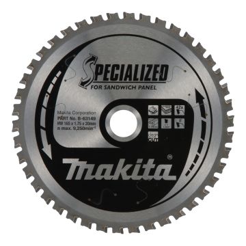T.C.T. Zāģripa sendviča paneļiem 165X1.75X20mm 0° T42 SPECIALIZED B-63133