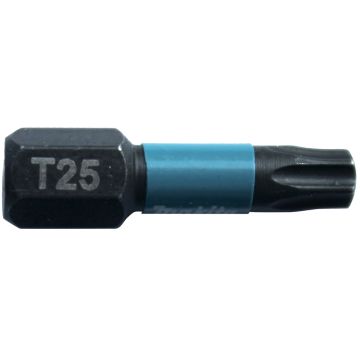 Skrūvgrieža uzgalis T25X25MM  IMPACT BLACK