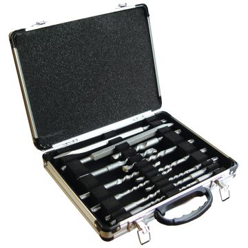 SDS-PLUS komplekts  (5x110mm,6x110mm,6x160mm,7x110mm,7x160mm, 8x110mm,8x160mm,10x160mm,12x160mm,14x1