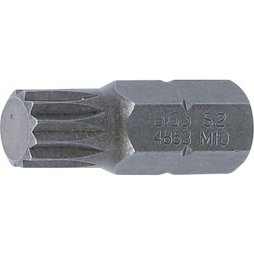 Skrūvgriežu uzgalis | M10 Uzgalis (XZN) | 3/8" Stiprinājums | 30 mm Garums