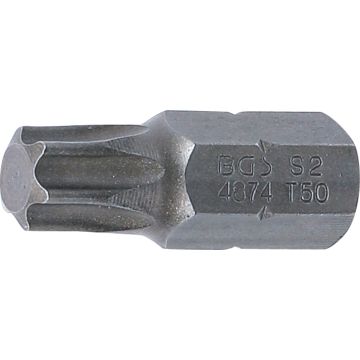 4874 Skrūvgriežu uzgalis | T50 Uzgalis (Torx) | 3/8" Stiprinājums | 30 mm Garums