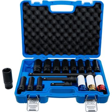 Triecienmuciņu komplekts | 1/2" savienojums | 10 - 24 mm | 18 gab.