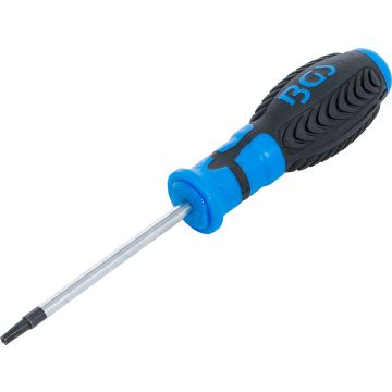Skrūvgriezis Torx ar caurumu | T20 izmērs | 80 mm asmeņa garums