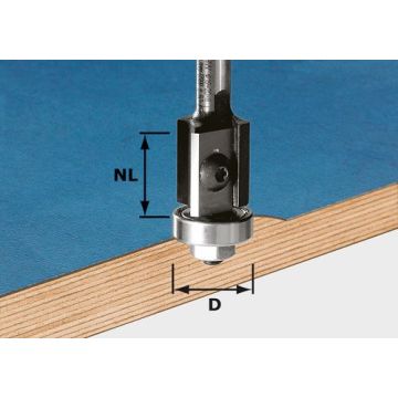 Malu frēzes maināmās griezējplāksnītes Festool HW S8 D19/20WM Z2