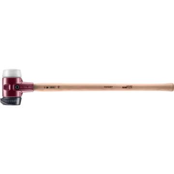 HALDER SIMPLEX veseris ar lieta tērauda korpusu un koka rokturi, Ø80 / handle 700mm Rubber comp