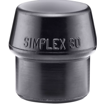 HALDER SIMPLEX ieliktnis Gumijas sastāvs, melns 30mm