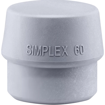 HALDER SIMPLEX ieliktnis TPE-vidēji ciets, pelēks 60 mm