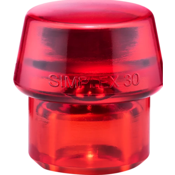 HALDER SIMPLEX ieliktni Plastmasa, sarkans ciets 30mm