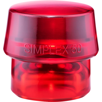 HALDER SIMPLEX ieliktni Plastmasa, sarkans ciets 50mm