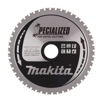 T.C.T. Zāģripa metālam 185X2X30mm 0° T48 SPECIALIZED metāla griešanai