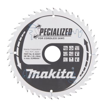T.C.T. Zāģripa kokam/MDF/Laminātam 190X1.45X30mm 23° T44 SPECIALIZED akumulatora ripzāģiem