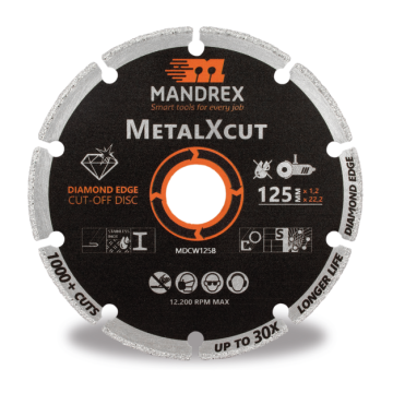 MDCW125B 125mm Dimanta disks metāla griešanai