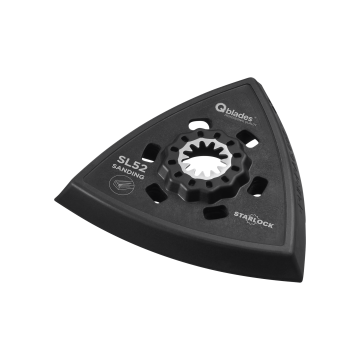 Qblades Slīpēšanas paliktni trīsstūris 93mm perforated  SL52-1pcs