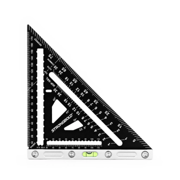Namdara stūrenis STRONGBOLD SQ730, 180 mm, Ar līmeņrādi
