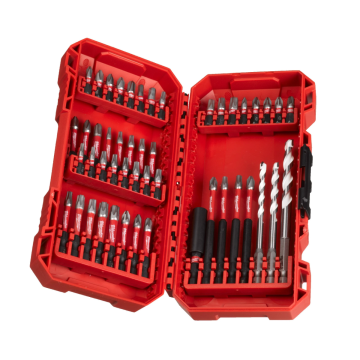 Skrūvgriežu uzgaļu un urbju komplekts Milwaukee 48 gab.