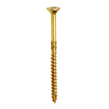 Koka konstrukciju skrūve ar konusa galvu, 5 mm x 90 mm, 200gb