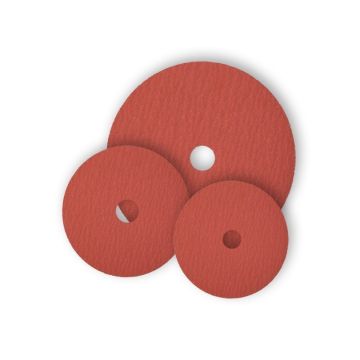 Fibro disks 125 x 22 mm, P-80, SAIT