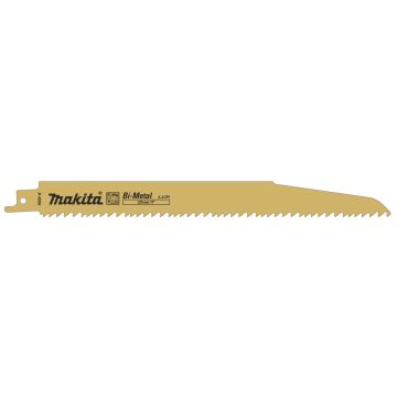 Zobenzāģa asmeņi BIM 225x1,6mm (5-8tpi), 5gab., Metāls, Koks, Koks ar naglām