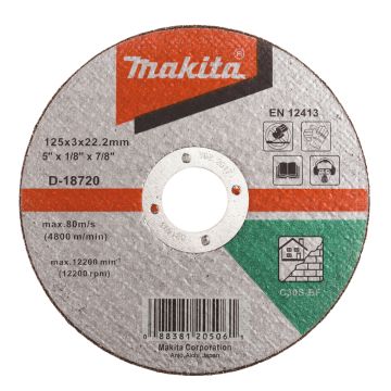 Griešanas disks 125 x 2.5 mm Makita, Betonam