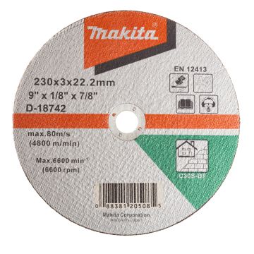 Griešanas disks 230 x 3 mm Makita, Betonam