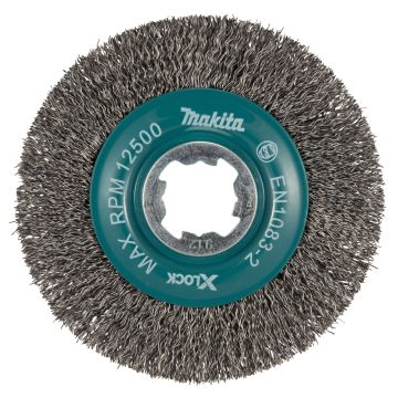 D-73427 Diskveida suka, gofrēta, 0.3mm, Ø 115 mm, metāls, X-LOCK