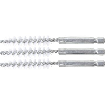 3078-10-N Neilona birste  10 mm  6,3 mm (1/4) piedziņa  3 gab