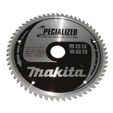 T.C.T. Zāģripa alumīnijam 210X2.4X30mm 0° T60 SPECIALIZED priekš alumīnija