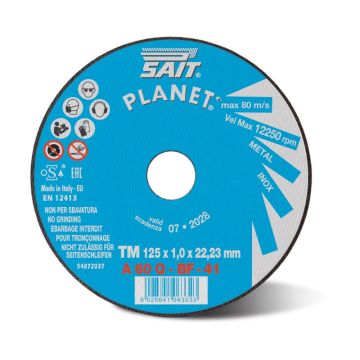 Griešanas disks 125 x 1 mm SAIT, Metālam