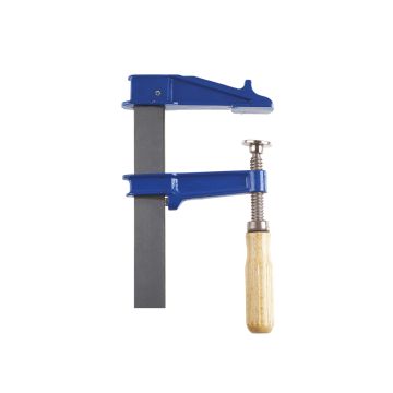 Spīles FM 40cm, žokļu dziļums 12cm, maks. 9000N koka rokturis