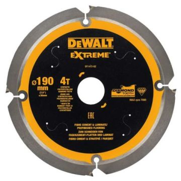 DEWALT DT1472-QZ Zāģripa šķierder plākšņu materiāliem 190x30mm x4T