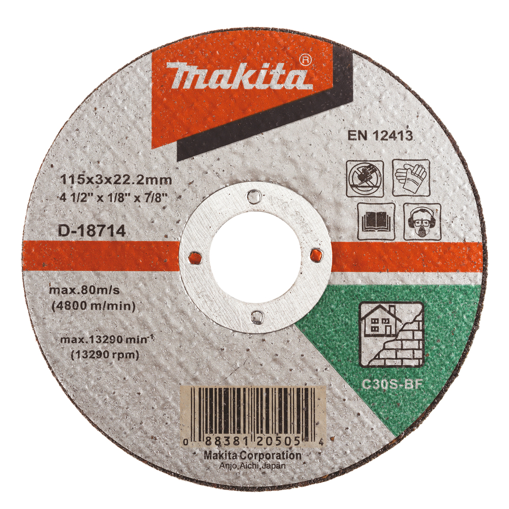 Griešanas disks 115 x 2.5 mm Makita, Betonam