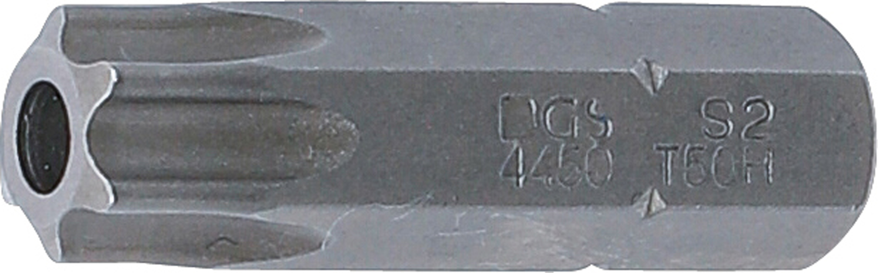 Skrūvgriežu uzgalis | T50 Uzgalis (Torx) ar caurumu | 5/16" Stiprinājums | 30 mm Garums